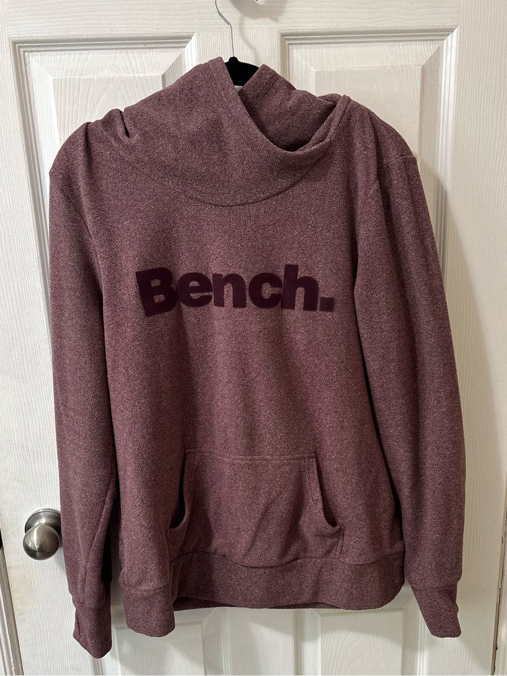 Bench Women's Funnel Neck Sweatshirt in Dusty Mauve
